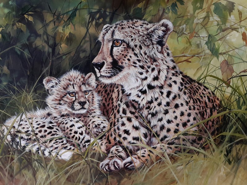 Elsa Cornelissen painting