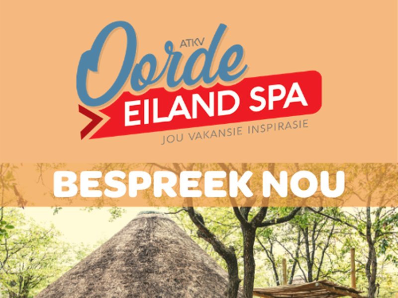 Opwindende nuus: ATKV-Eiland Spa is oop vir besprekings