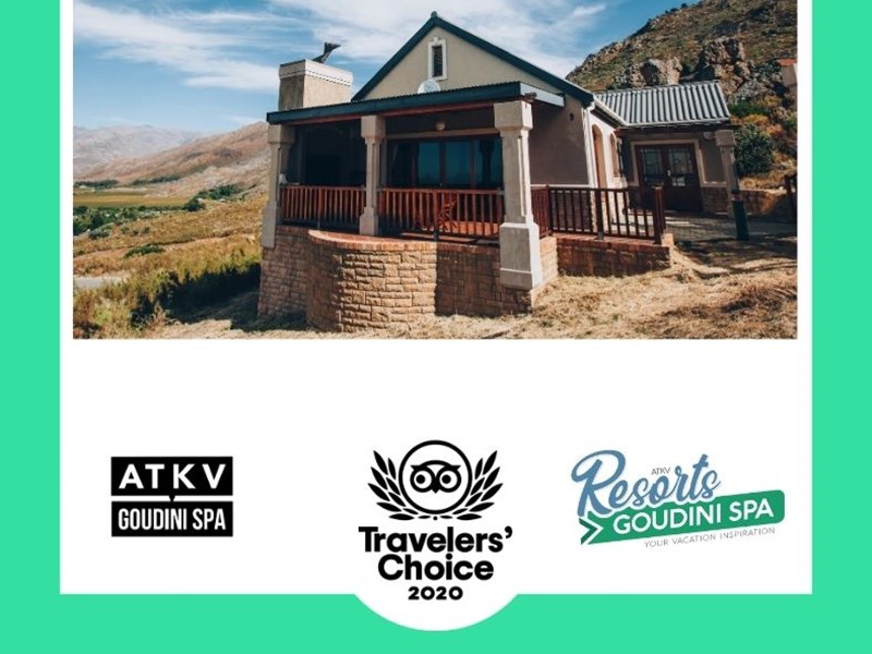 Tripadvisor Travelers’ Choice Award for Holiday Resort-ATKV Goudini-Spa